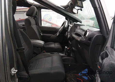 2012 Jeep Wrangler Unlimited Sport из США, поврежденный, VIN 1C4BJWDGXCL252406